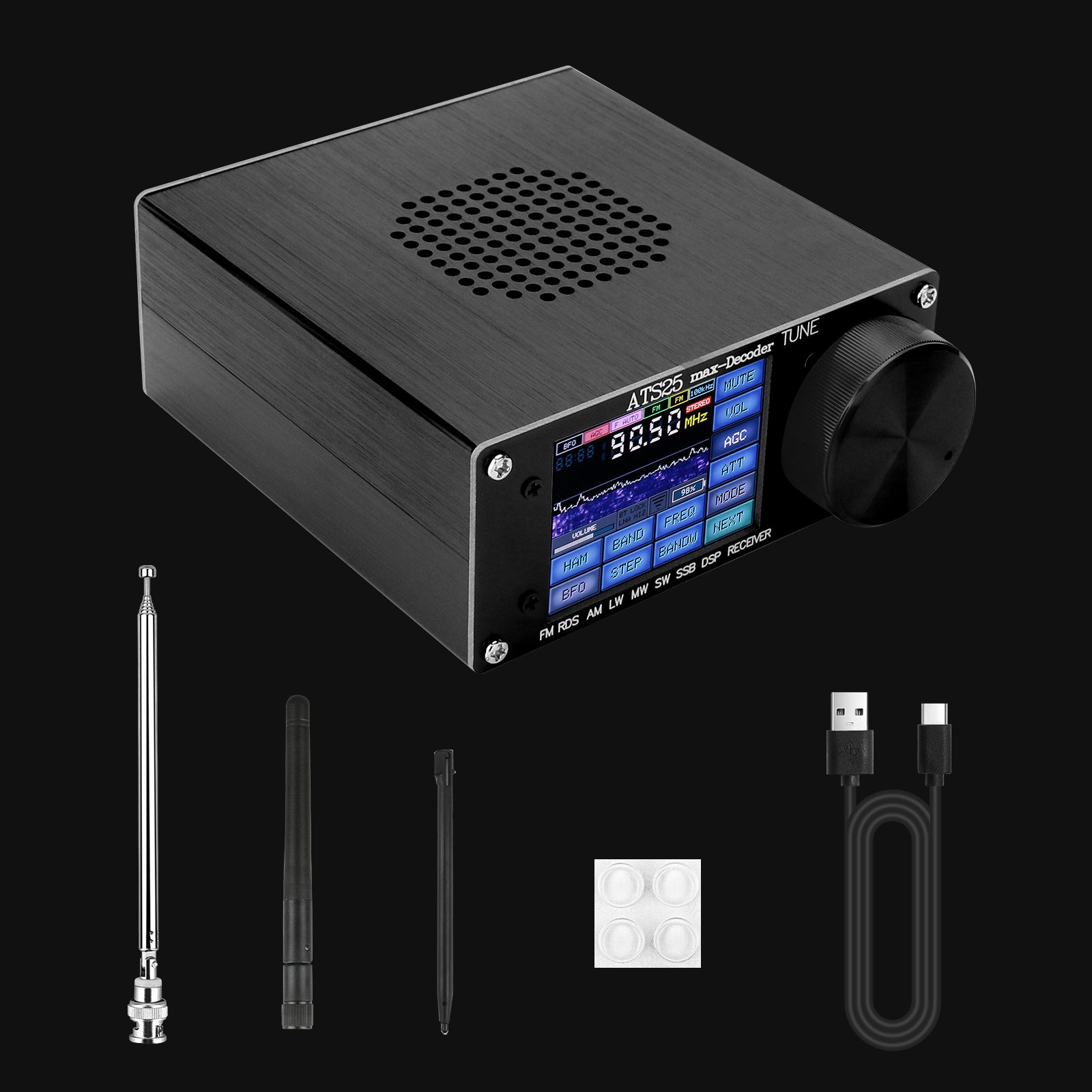 HamGeek ATS25max-Decoder Si4732 Radio Full Band Radio Receiver Officia