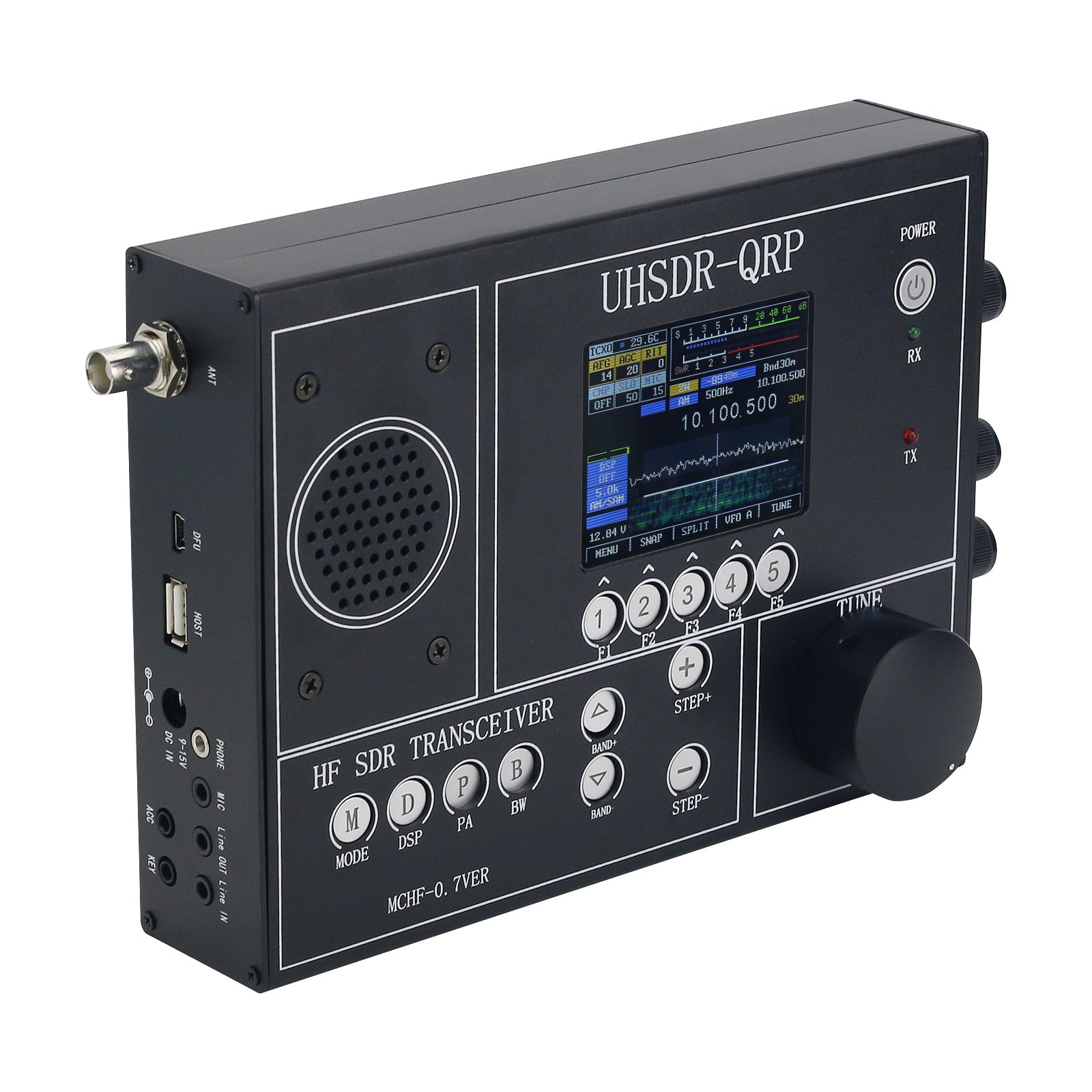 HamGeek UHSDR-QRP V0.7 1.8-30Mhz mcHF Transceiver HF SDR Transceiver C