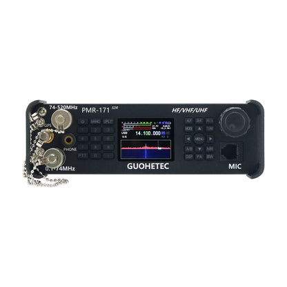 HamGeek PMR-171 100KHz-2GHz 20W Military Radio SDR Transceiver VHF UHF HF CW AM SW Mobile Radio