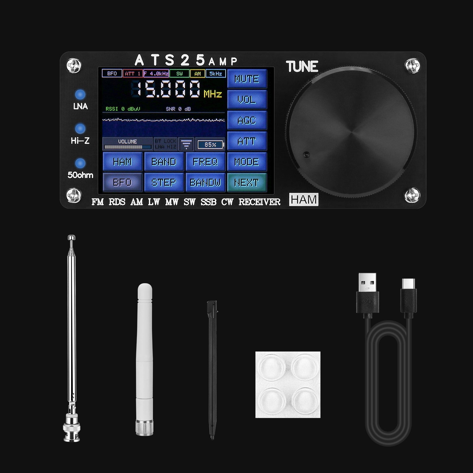 受信機 ATS25AMP Amazon.co.jp: DSP フルバンド受信機 ATS25‑AMP 周波数