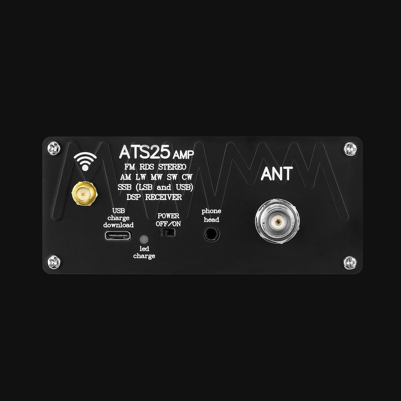 ATS25 amp DSP受信機 マルチバンドラジオ ポータブルフルバンド ATS25 AMP ラジオ受信機短波カラータッチ