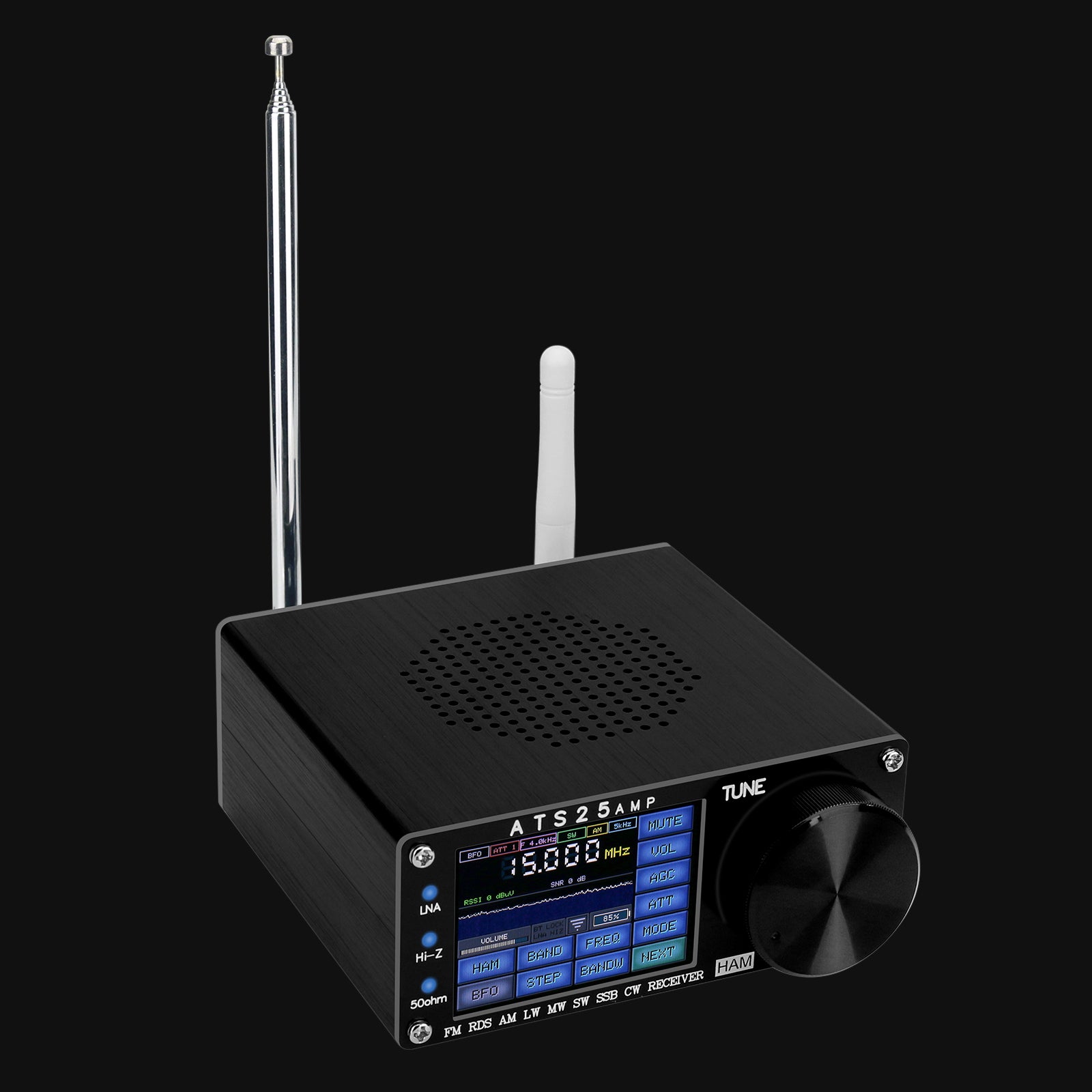 HamGeek ATS25-AMP 132KHz-30000KHz RDS Full Band Radio Receiver 4.17 Fi