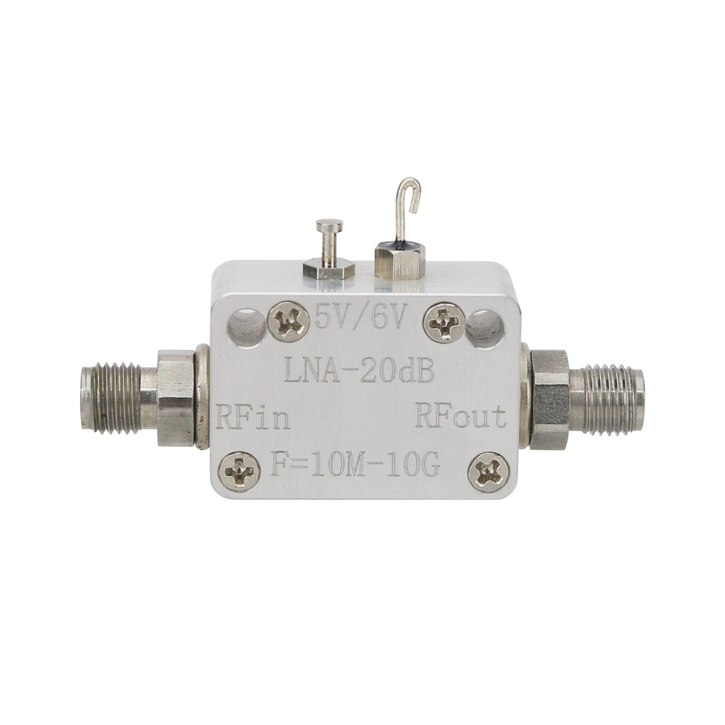 HamGeek New WYDZ-LNA-10M-10G-20dB 10MHz-10GHz UWB RF Low Noise Amplifier with SMA Female Connector RF Accessory
