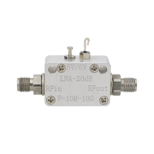 HamGeek New WYDZ-LNA-10M-10G-20dB 10MHz-10GHz UWB RF Low Noise Amplifier with SMA Female Connector RF Accessory