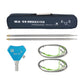 HamGeek Blue MA-50 14-50MHz 200W 50ohms Portable Positive V Telescopic Shortwave Antenna V1.0 Female Connector