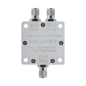 HamGeek WYDZ-Balun-100K-500MHz 1:1 Transmission Line Transformer RF Balun Transformer SMA Female Connectors