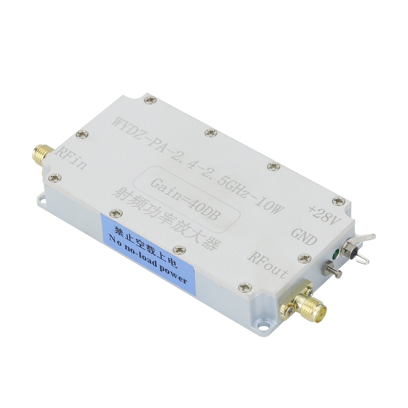 HamGeek WYDZ-PA-2.4-2.5GHz-10W RF Power Amplifier RF Power Amp with 40dB Gain 10W Output