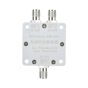 HamGeek WYDZ-Balun-10M-8GHz 1:1 Transmission Line Transformer RF Balun Transformer w/ SMA Female Connectors