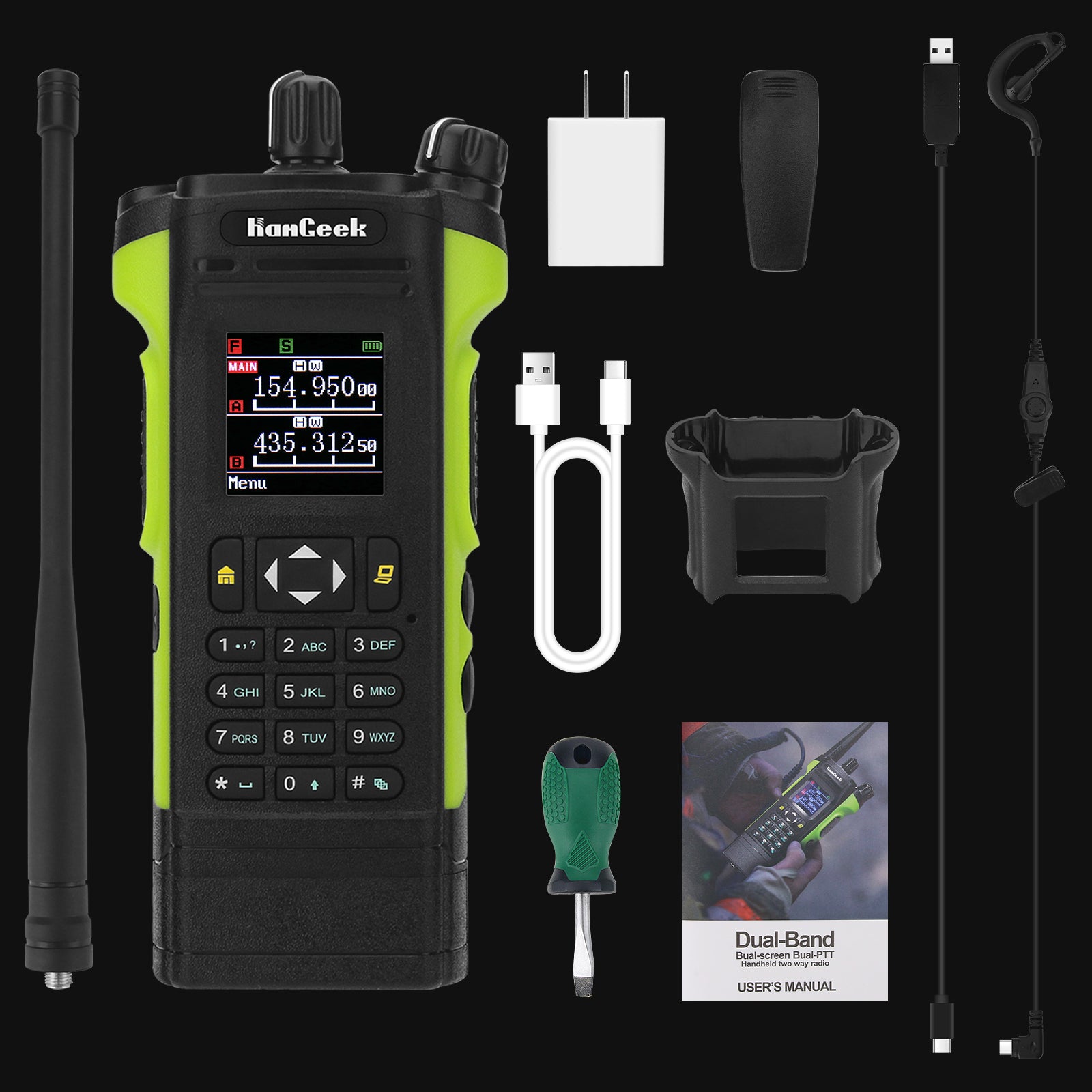 LOTTO HAMGEEK APX-8000 Radio Dual Band VHF UHF Walkie Talkie - Foto 7