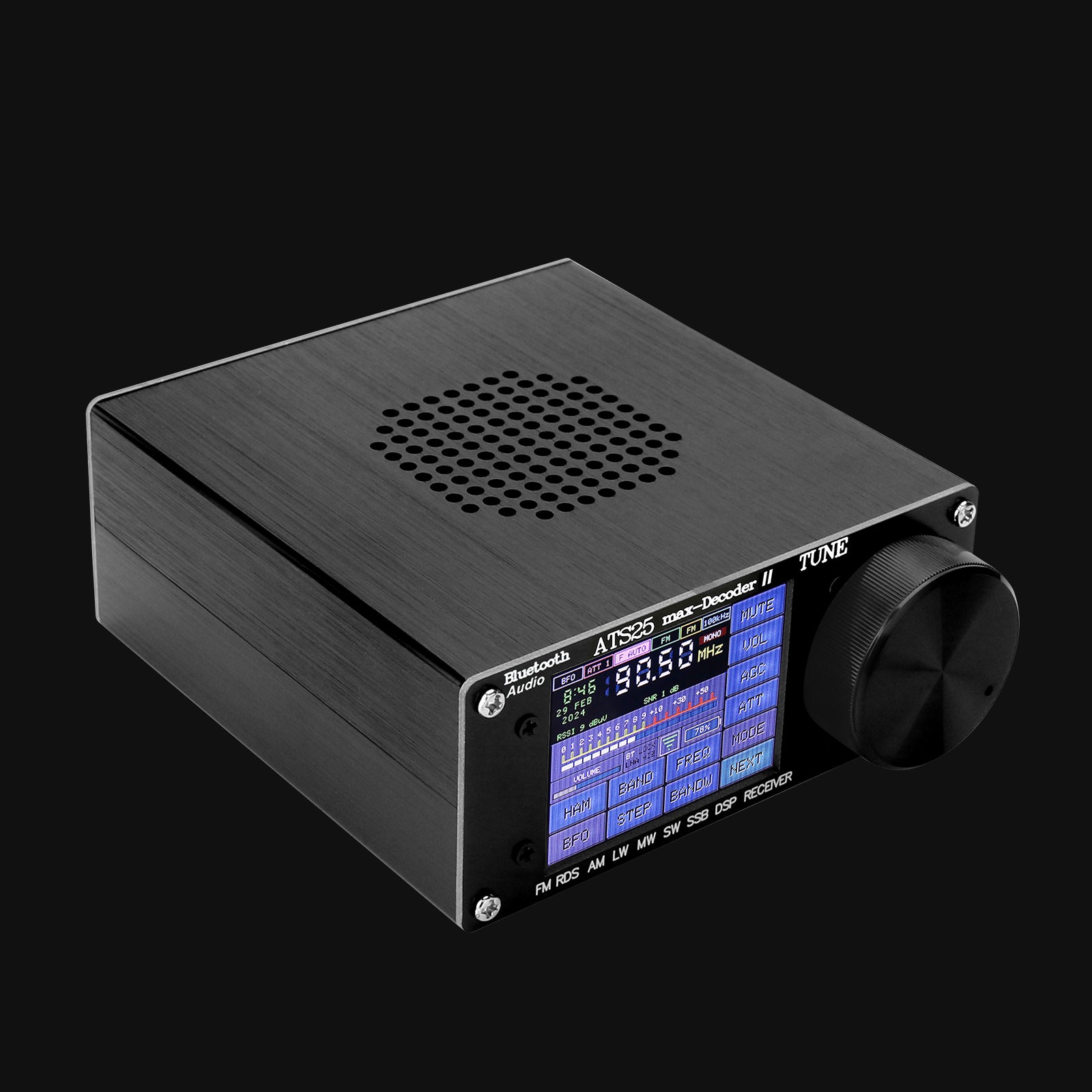 HamGeek ATS25 Max Decoder II Bluetooth Full Band Radio