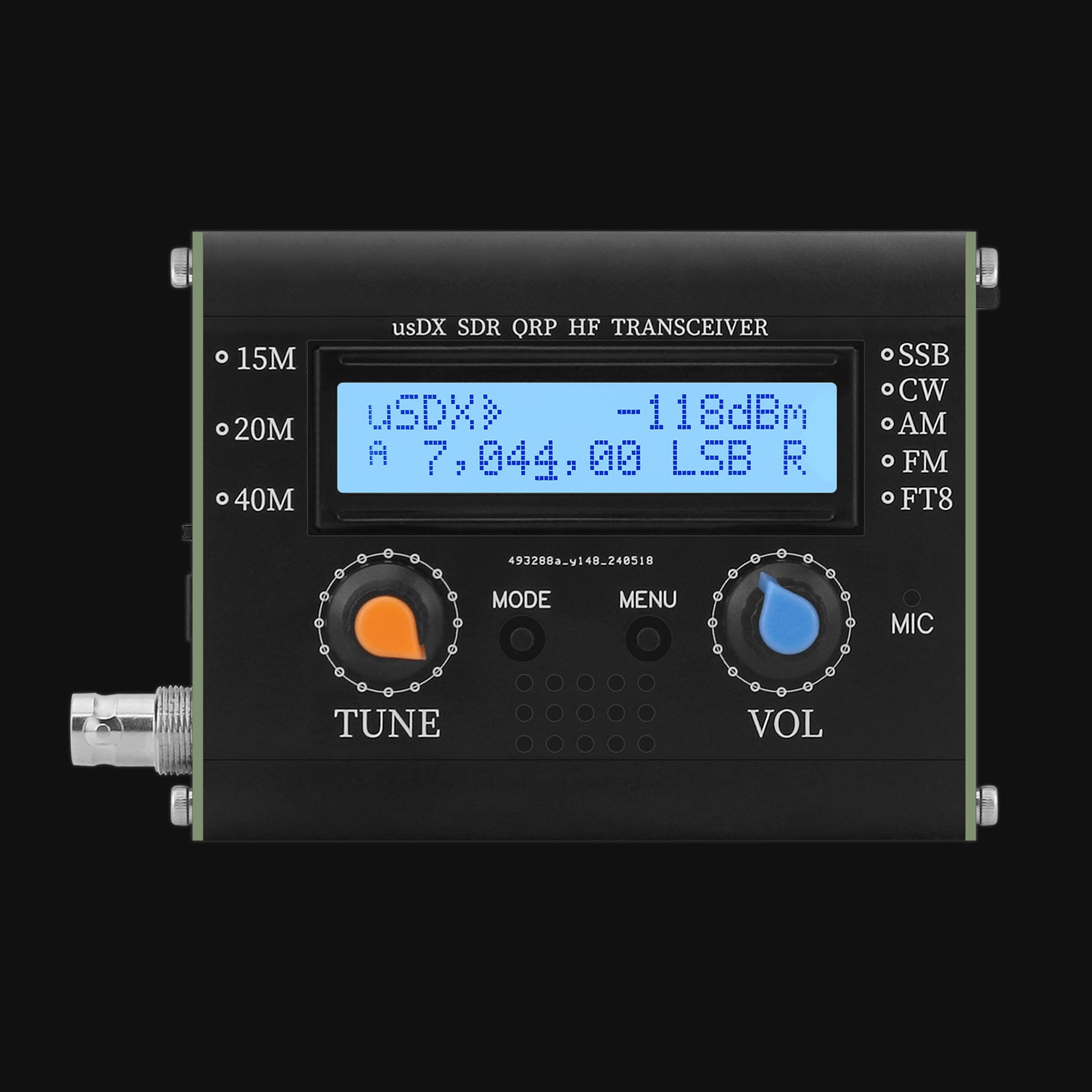 HamGeek 5W usDX SDR QRP Transceiver QCX-SSB to SSB 3-Band All Mode HF