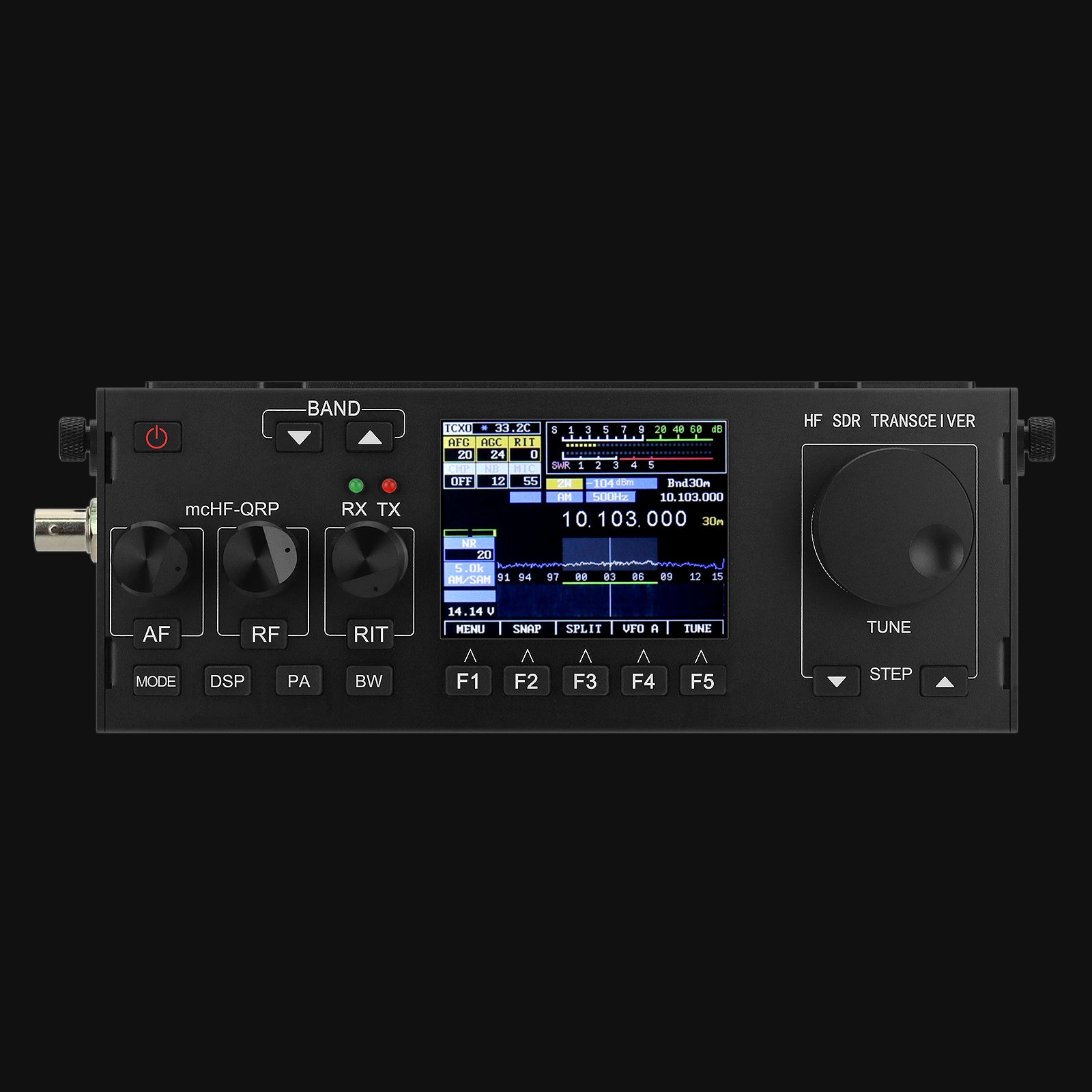 HamGeek MCHF V0.6.3 HF SDR Transceiver QRP Transceiver Amateur Ham Rad