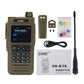 HamGeek R-N76 5W VHF UHF Handheld Walkie Talkie IP67 Outdoor Radio Bluetooth GPS Positioning