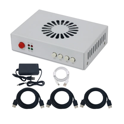 HamGeek White CapDMA Video Overlay Box HDMI-compatible DMA Video Processor Supports 2K144/1K240