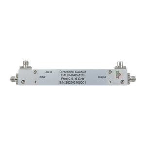 HamGeek HXDC-0.4/6-10S 0.4-6GHz RF Microwave Broadband 10dB Directional Coupler with SMA-F Female Connectors