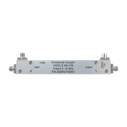HamGeek HXDC-0.4/6-10S 0.4-6GHz RF Microwave Broadband 10dB Directional Coupler with SMA-F Female Connectors