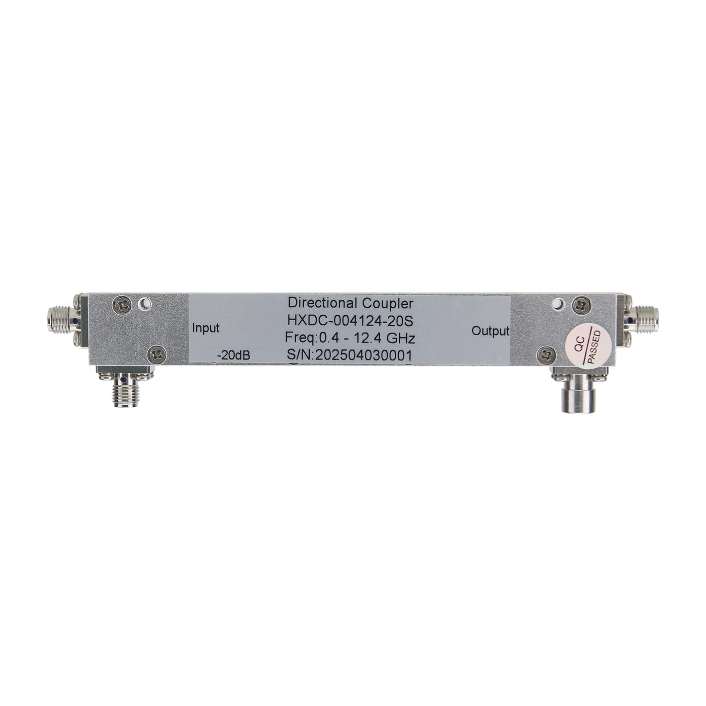HamGeek HXDC-004124-20S 0.4-12.4GHz RF Microwave Broadband 20dB Directional Coupler w/ SMA Female Connector