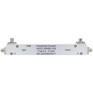 HamGeek HXDC-004060-10S 0.4-6GHz RF Microwave 30W 10dB Directional Coupler with SMA Female Connector