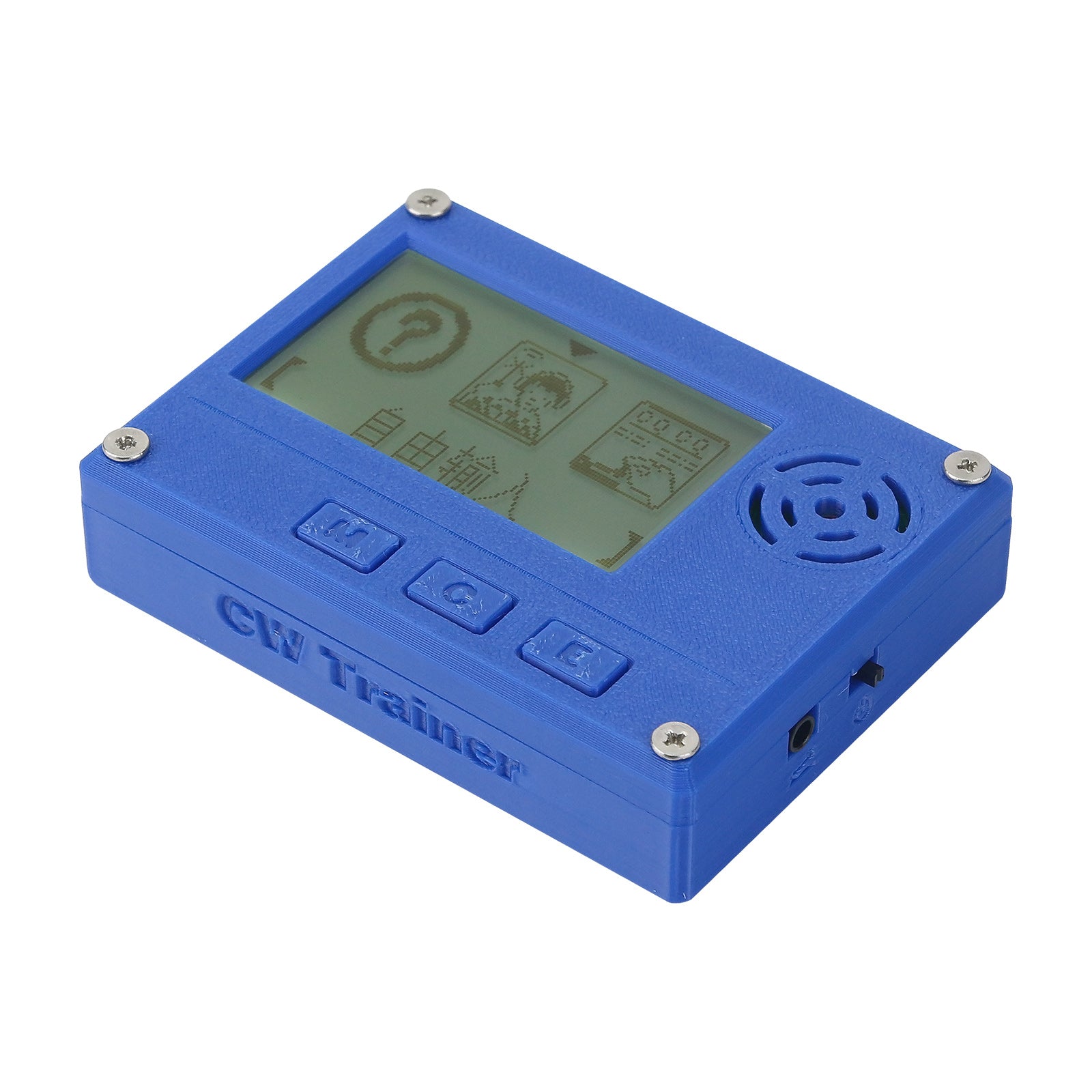 HamGeek Morse Code Trainer CW Learner 3.5mmx2 3D-Printed Shell with 2.