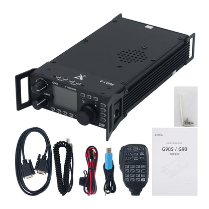 XIEGU G90S 20W Amateur Shortwave Radio H-structure Portable SDR Transceiver with Heat Dissipation Function