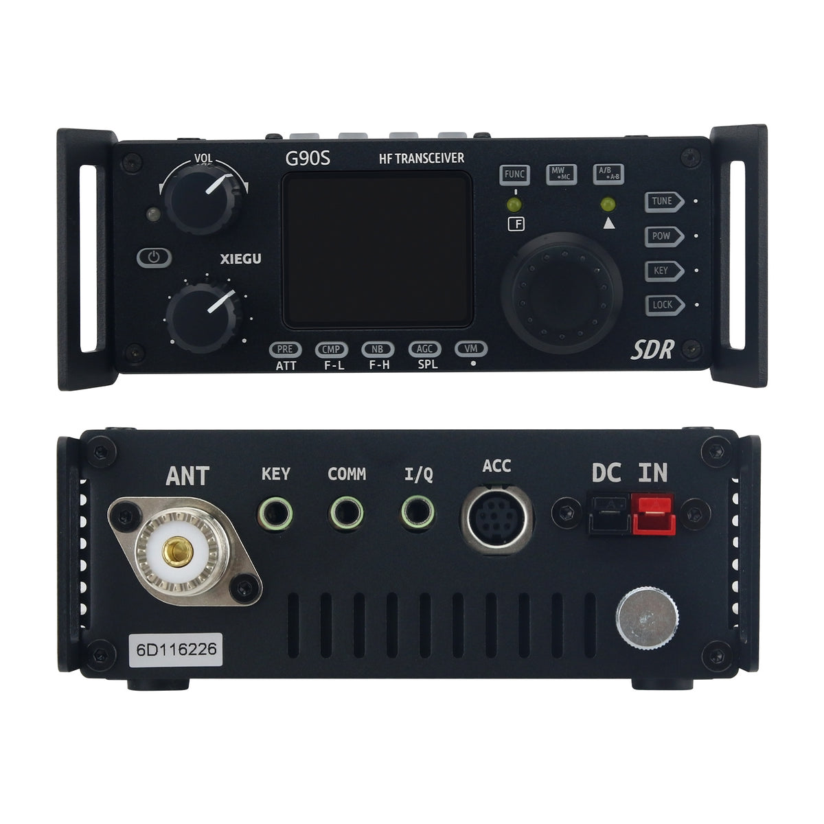 Xiegu G90 HF Radio 20W SSB/CW/A/F Estructura SDR con sintonizador de Xiegu G90 HF Radio 20W SSB/CW/A/F Estructura SDR con sintonizador de