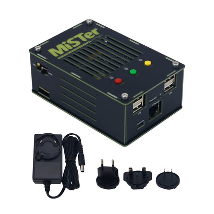 HamGeek MiSTer Game Console with Cyclone V SoC FPGA Development Board, Plastic/Metal Shell and 32GB TF Card