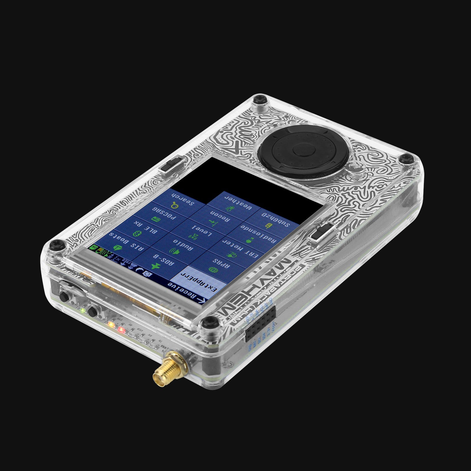 HAMGEEK 1MHz to 6GHz HackRF One R10C V2.0.x with PortaPack H4M SDR Rad