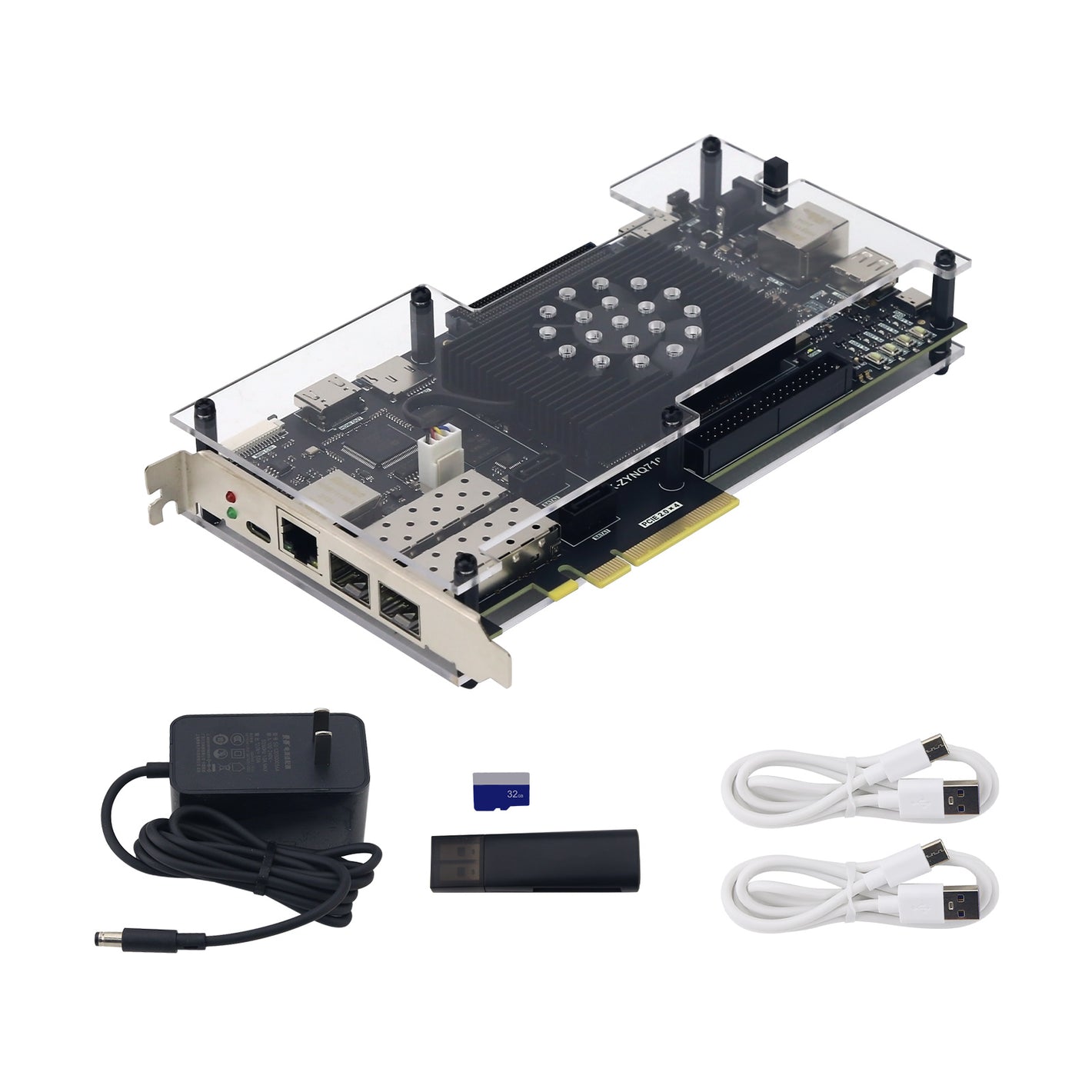 HamGeek ZYNQ7100 Development Board for FPGA FMC XC7Z100-2FFG900 with SD Card and Card Reader