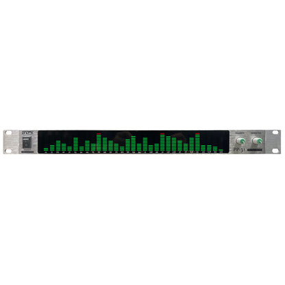 HamGeek PP-31 31-Band Digital Audio Spectrum Display 1U Music Spectrum VU Meter with Silver Panel