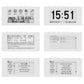 HAMGEEK RW01 Series Mini E-Ink Reader E-Book Reader for Weather Clock Image Viewing Alarm TXT & EPUB Files