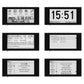 HAMGEEK RW01 Series Mini E-Ink Reader E-Book Reader for Weather Clock Image Viewing Alarm TXT & EPUB Files