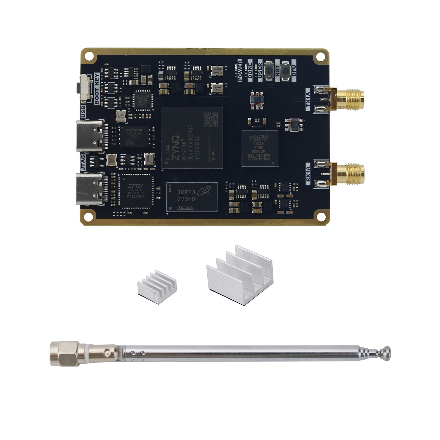 HamGeek 7010-SDR AD9363 1TX and 1RX Version Development Board Support for FLASH and JTAG Boot Modes