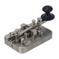 HamGeek BG1GJP V2.0 CW Key Stainless Steel Telegraph CW Morse Key with 3.5mm Interface Manual &amp; Automatic Modes