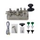 HamGeek BG1GJP V2.0 CW Key Stainless Steel Telegraph CW Morse Key with 3.5mm Interface Manual &amp; Automatic Modes