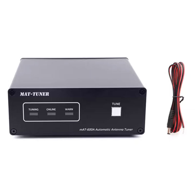 HamGeek mAT-600A 1.8-500MHz 600W SSB High Power Universal Automatic Antenna Tuner DC12-14V for Shortwave Radios