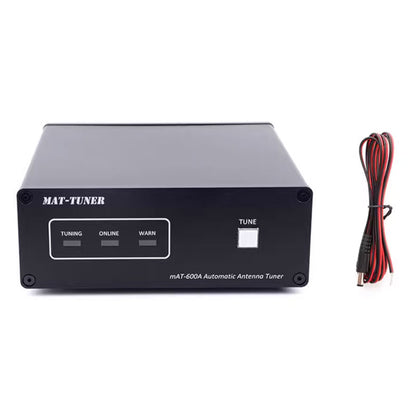 HamGeek mAT-600A 1.8-500MHz 600W SSB High Power Universal Automatic Antenna Tuner DC12-14V for Shortwave Radios