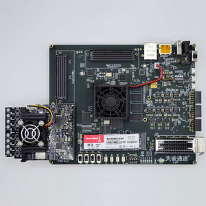 HamGeek FMCOMMS8 Software Defined Radio Dual ADR9009 RF Sub Board + MPSOC Development Board Kit Compatible with AD-FMCOMMS8-EZB