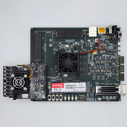 HamGeek FMCOMMS8 Software Defined Radio Dual ADR9009 RF Sub Board + MPSOC Development Board Kit Compatible with AD-FMCOMMS8-EZB