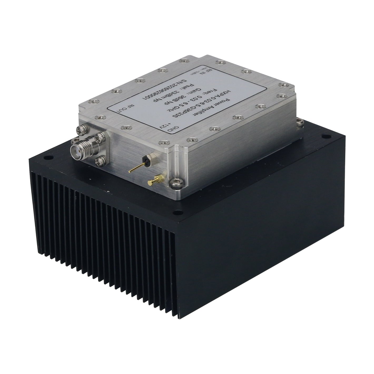 HamGeek 30MHz - 6.5GHz Ultra-wide Band 36dB 2W RF Power Amplifier High Quality RF Accessory with SMA Female Connector