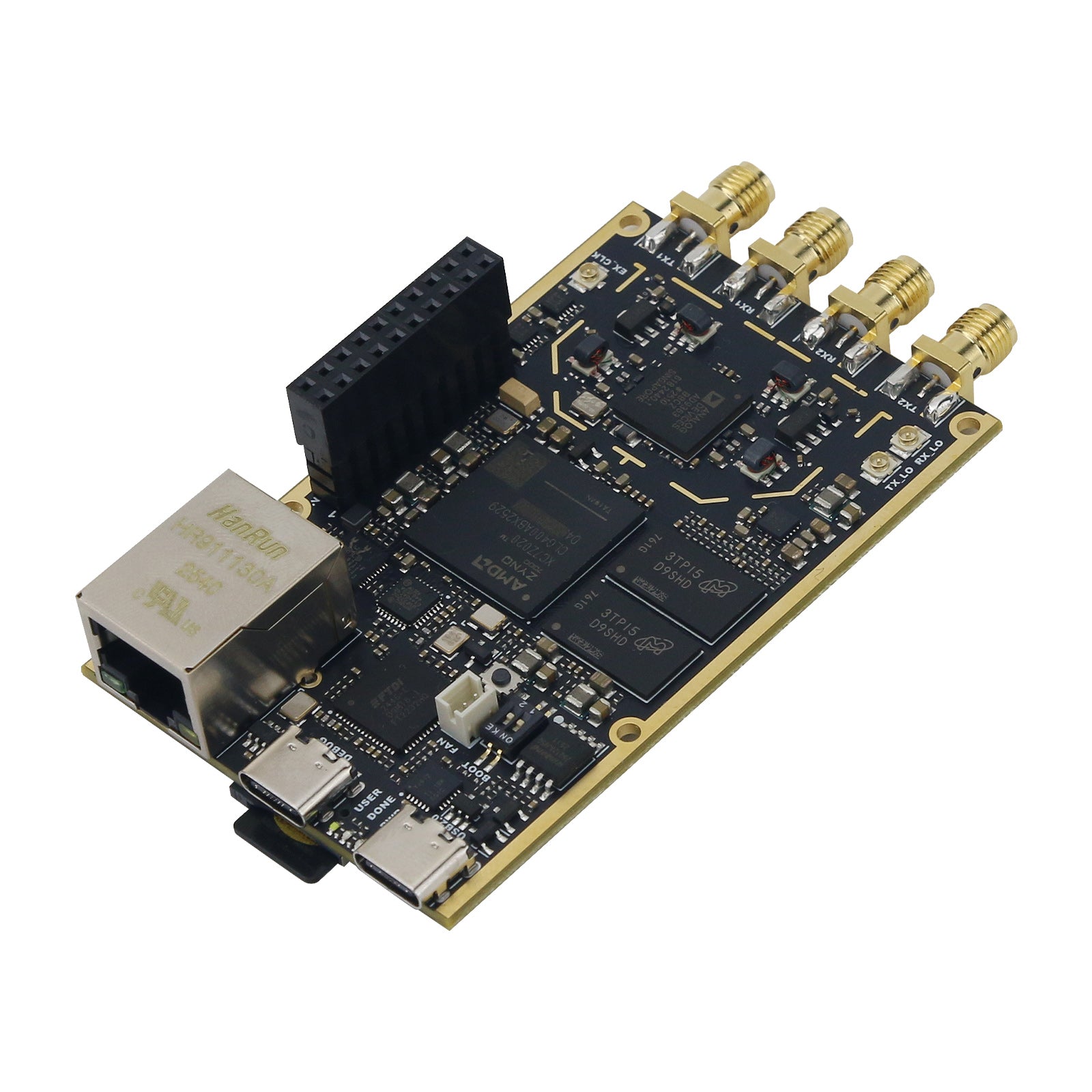 HamGeek 70MHz-6GHz Zynq7020+AD9363 SDR Development Board with Fan, Ant