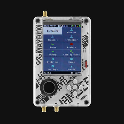 HAMGEEK HackRF One Software Defined Radio MAX2839 R9C + Portapack H4 V2.2.x SDR Radio Assembled with 5 Antennas + LNA