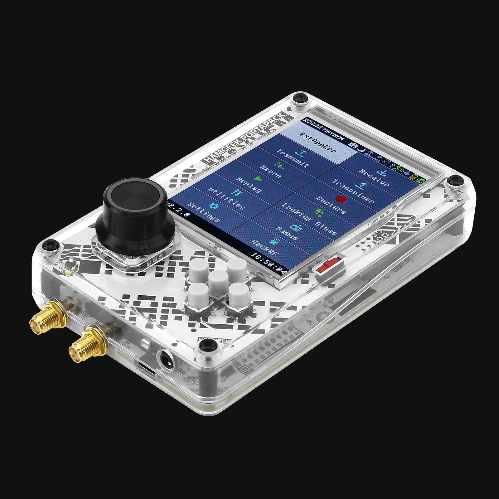 HAMGEEK HackRF One Software Defined Radio MAX2839 R9C + Portapack H4 V